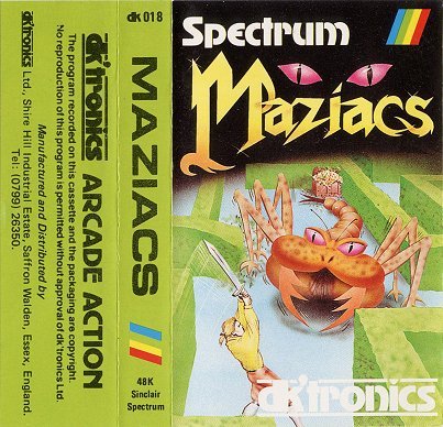 Caratula de Maziacs para Spectrum