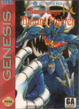 Caratula de Mazin Saga Mutant Fighter para Sega Megadrive