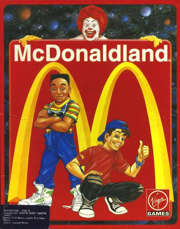 Caratula de McDonaldland para Atari ST