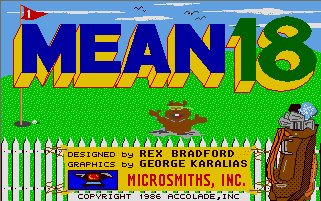 Pantallazo de Mean 18 para Atari ST