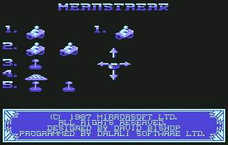 Pantallazo de Mean Streak para Commodore 64