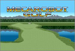 Pantallazo de Mecarobot Golf para Super Nintendo
