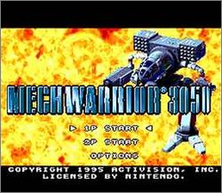 Pantallazo de MechWarrior 3050 para Super Nintendo