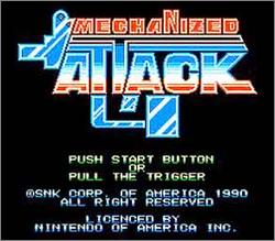 Pantallazo de MechaNized Attack para Nintendo (NES)