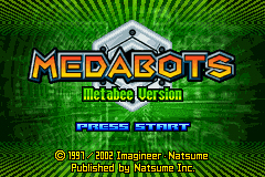 Pantallazo de Medabots Metabee Version para Game Boy Advance