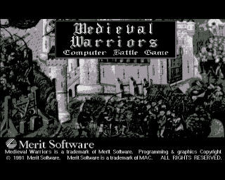 Pantallazo de Medieval Warriors para Amiga