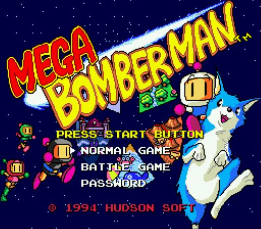 Pantallazo de Mega Bomberman para Sega Megadrive