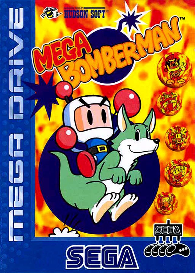 Caratula de Mega Bomberman para Sega Megadrive
