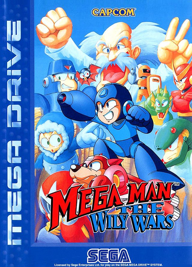 Caratula de Mega Man: The Wily Wars (Europa) para Sega Megadrive