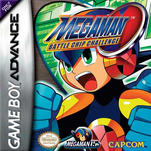 Caratula de Mega Man Battle Chip Challenge para Game Boy Advance