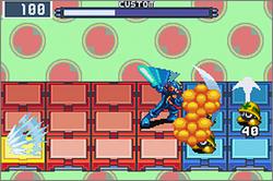 Pantallazo de Mega Man Battle Network 4: Blue Moon para Game Boy Advance