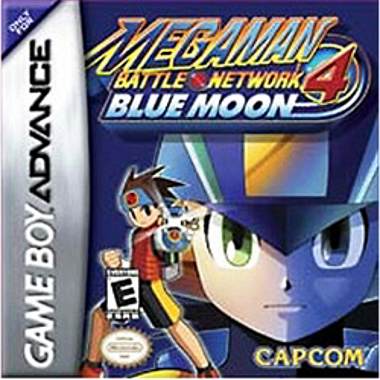 Caratula de Mega Man Battle Network 4: Blue Moon para Game Boy Advance