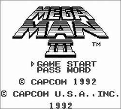 Pantallazo de Mega Man III para Game Boy