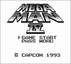 Pantallazo de Mega Man IV para Game Boy