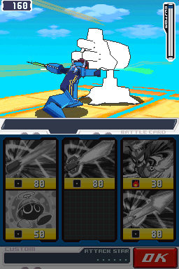 Pantallazo de Mega Man Star Force 2 Zerker X Ninja para Nintendo DS