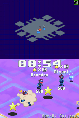 Pantallazo de Mega Man Star Force 2 Zerker X Ninja para Nintendo DS