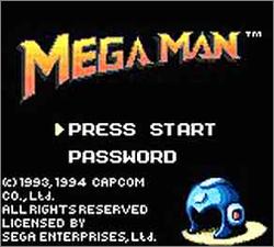 Pantallazo de Mega Man para Gamegear