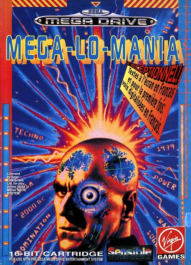 Caratula de MegaLoMania para Sega Megadrive