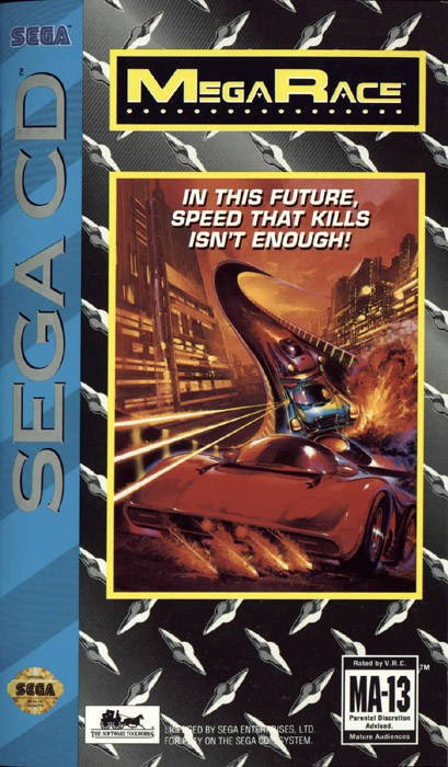 Caratula de MegaRace para Sega CD