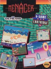 Caratula de Menacer 6-Game Cartridge para Sega Megadrive