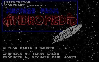 Pantallazo de Message From Andromeda para Amstrad CPC