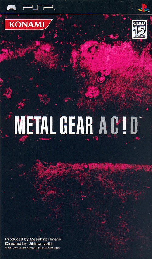 Caratula de Metal Gear Acid (Japonés) para PSP