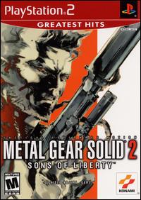 Caratula de Metal Gear Solid 2: Sons of Liberty [Greatest Hits] para PlayStation 2
