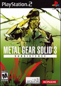 Caratula de Metal Gear Solid 3: Subsistence para PlayStation 2