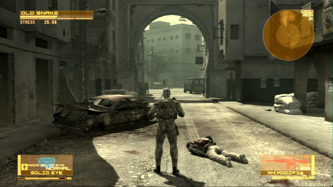 Pantallazo de Metal Gear Solid 4 : Guns of the Patriots para PlayStation 3