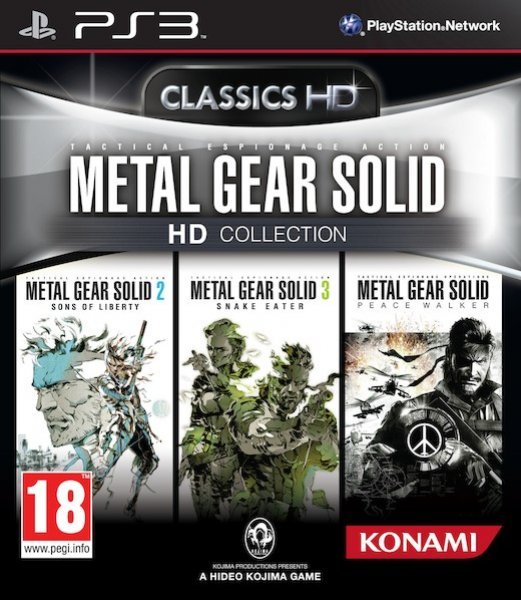 Caratula de Metal Gear Solid HD Collection para PlayStation 3