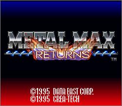 Pantallazo de Metal Max Returns (Japonés) para Super Nintendo