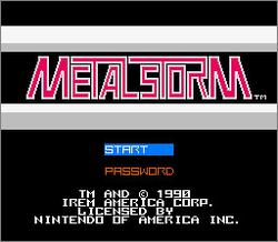 Pantallazo de Metal Storm para Nintendo (NES)