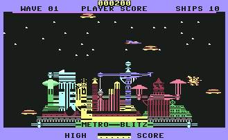 Pantallazo de Metro Blitz para Commodore 64