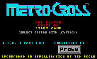 Pantallazo de Metro-Cross para Atari ST