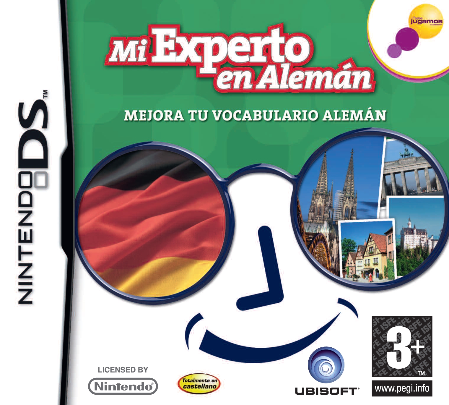 Caratula de Mi Experto en Alemán: Mejora tu Vocabulario Alemán para Nintendo DS