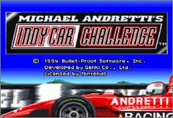Pantallazo de Michael Andretti's Indy Car Challenge para Super Nintendo