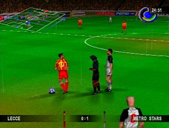 Pantallazo de Michael Owen's World League Soccer 2000 para Nintendo 64
