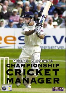 Caratula de Michael Vaughan's Championship Cricket Manager para PC