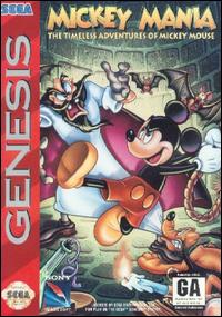 Caratula de Mickey Mania: The Timeless Adventures of Mickey Mouse para Sega Megadrive