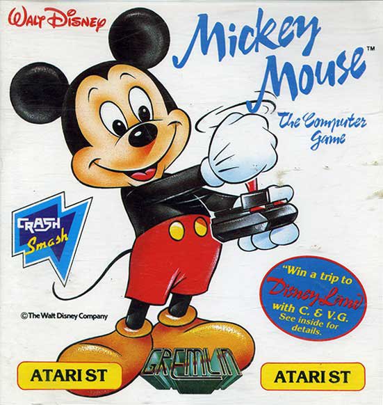 Caratula de Mickey Mouse: The Computer Game para Atari ST
