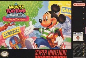 Caratula de Mickey's Playtown Adventure: A Day of Discovery! para Super Nintendo