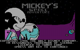 Pantallazo de Mickey's Space Adventure para PC