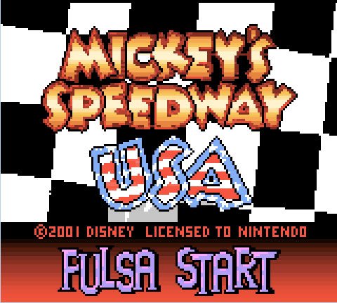 Pantallazo de Mickey's Speedway USA para Game Boy Color