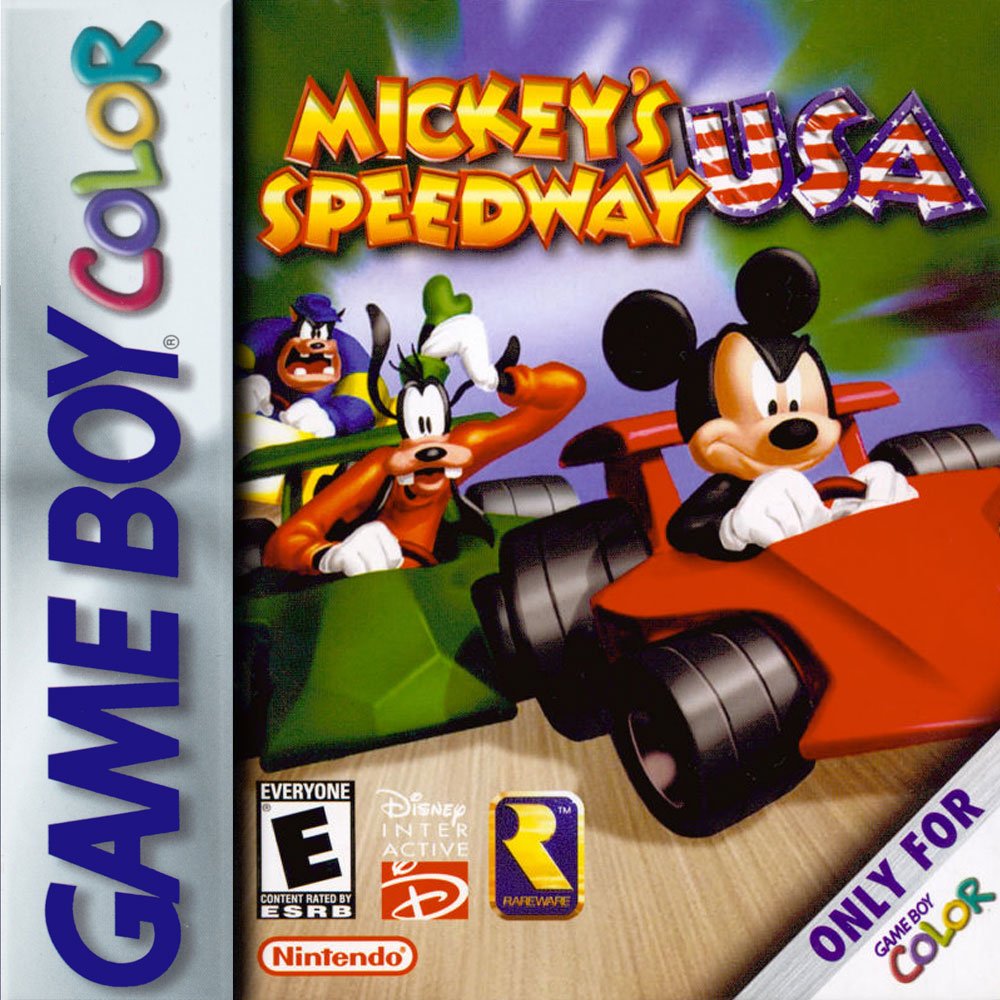 Caratula de Mickey's Speedway USA para Game Boy Color
