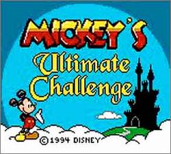 Pantallazo de Mickey's Ultimate Challenge para Gamegear