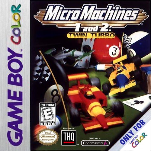 Caratula de Micro Machines 1 and 2: Twin Turbo para Game Boy Color