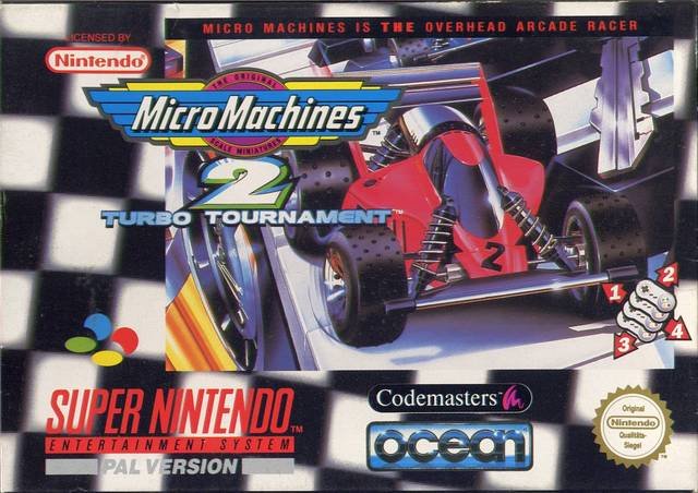 Caratula de Micro Machines 2: Turbo Tournament (Europa) para Super Nintendo