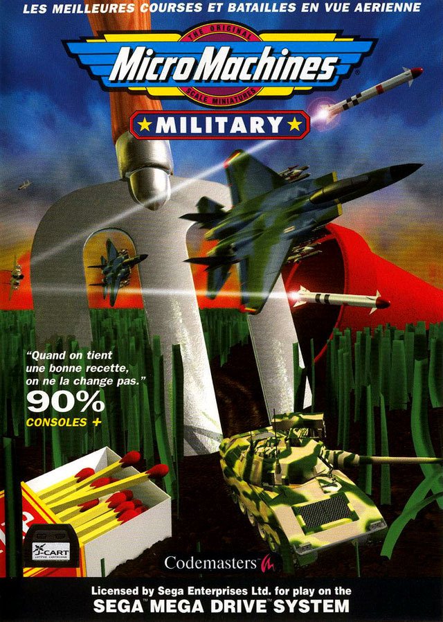 Caratula de Micro Machines Military para Sega Megadrive
