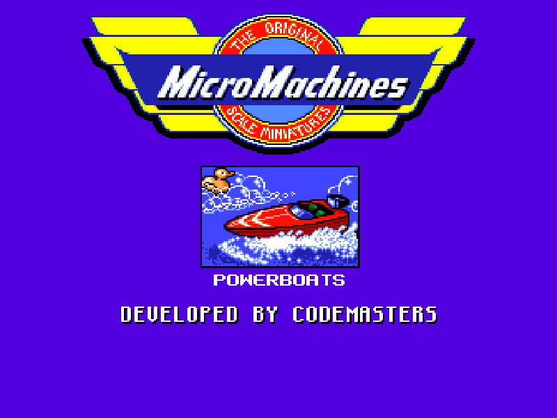 Pantallazo de Micro Machines para Amiga