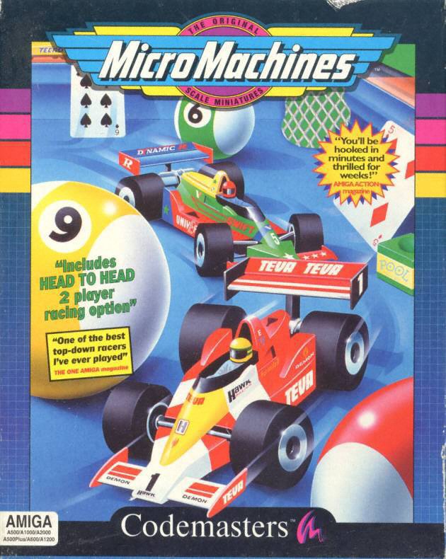 Caratula de Micro Machines para Amiga